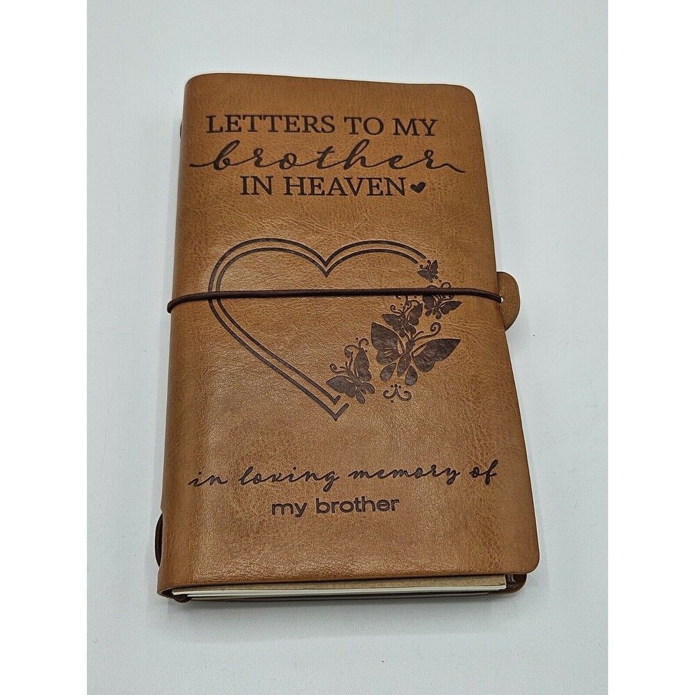 Grief Journal Memorial Gifts for Loss ~ Letters To My Brother in Heaven Journal